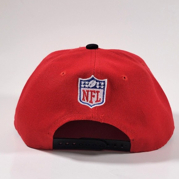 Kansas City Chiefs Hat Red / Black New Era Adjustable Snapback Cap NFL FOOTBALL - Picture 5 of 8